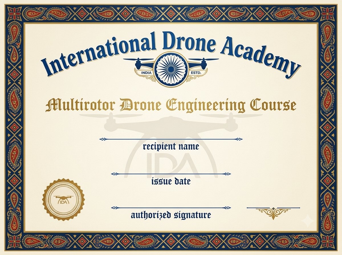 Multirotor drone engineering course