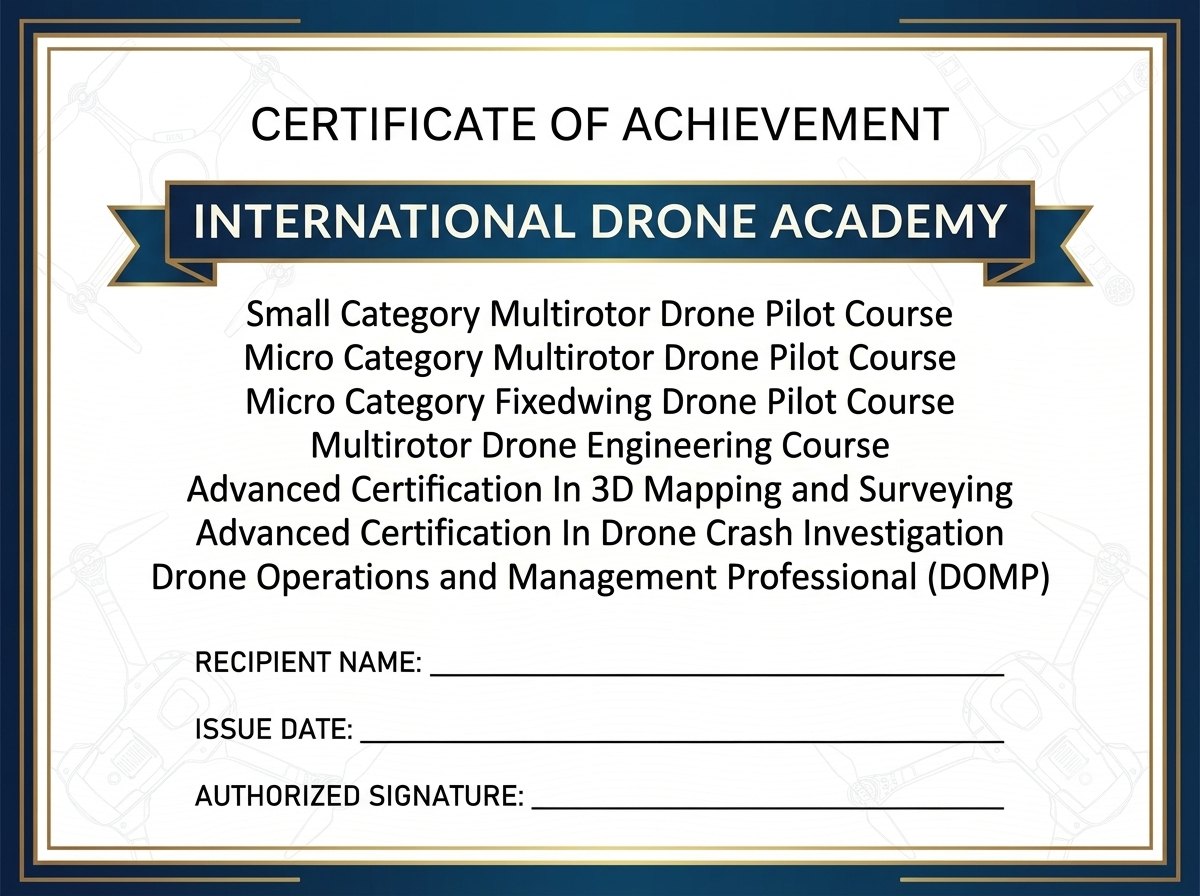 Certificate of achievement