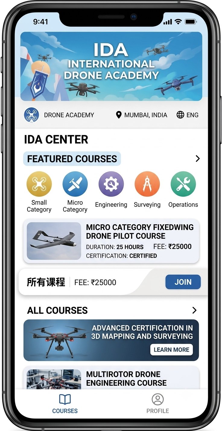 IDA app on a phone
