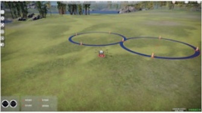Flight simulator pad